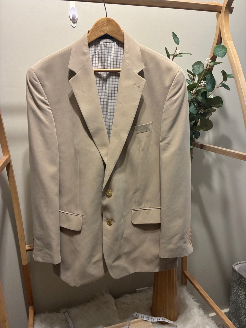 Ralph Lauren Beige Two-Button Sport Coat